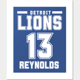 Detroit Lions REYNOLDS 13 American Football Posters and Art
